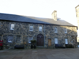 Front of the Prisons of War Exhibition building at Edinburgh Castle