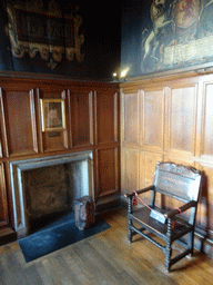 Interior of the King`s Birth Chamber at the Royal Palace at Edinburgh Castle