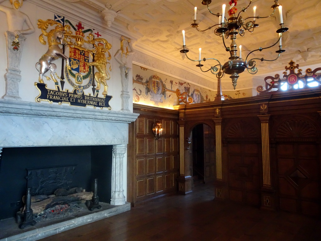 Interior of the Laich Hall at the Royal Palace at Edinburgh Castle