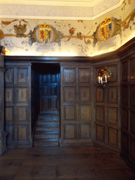 Interior of the room at the back of the Laich Hall at the Royal Palace at Edinburgh Castle