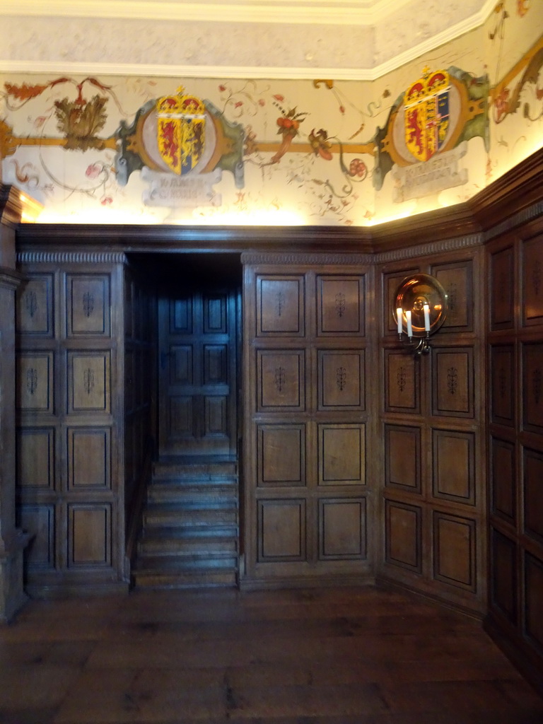 Interior of the room at the back of the Laich Hall at the Royal Palace at Edinburgh Castle