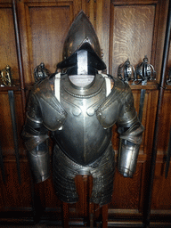 Piece of armour and swords in the Great Hall at Edinburgh Castle