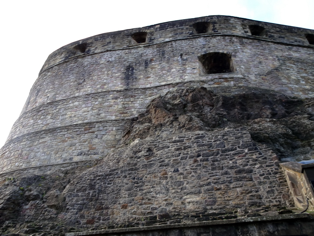 The Half-Moon Battery at Edinburgh Castle, viewed from below