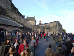 Road to the Old Guardhouse and the Argyle Tower at Edinburgh Castle