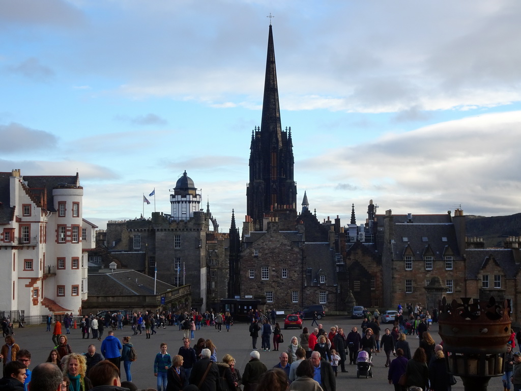 The Esplanade, the Hub and the Camera Obscura building