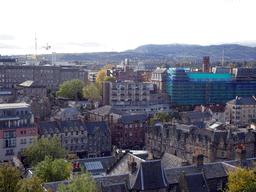 The southwest side of the city with the Edinburgh College of Art, viewed from the Esplanade
