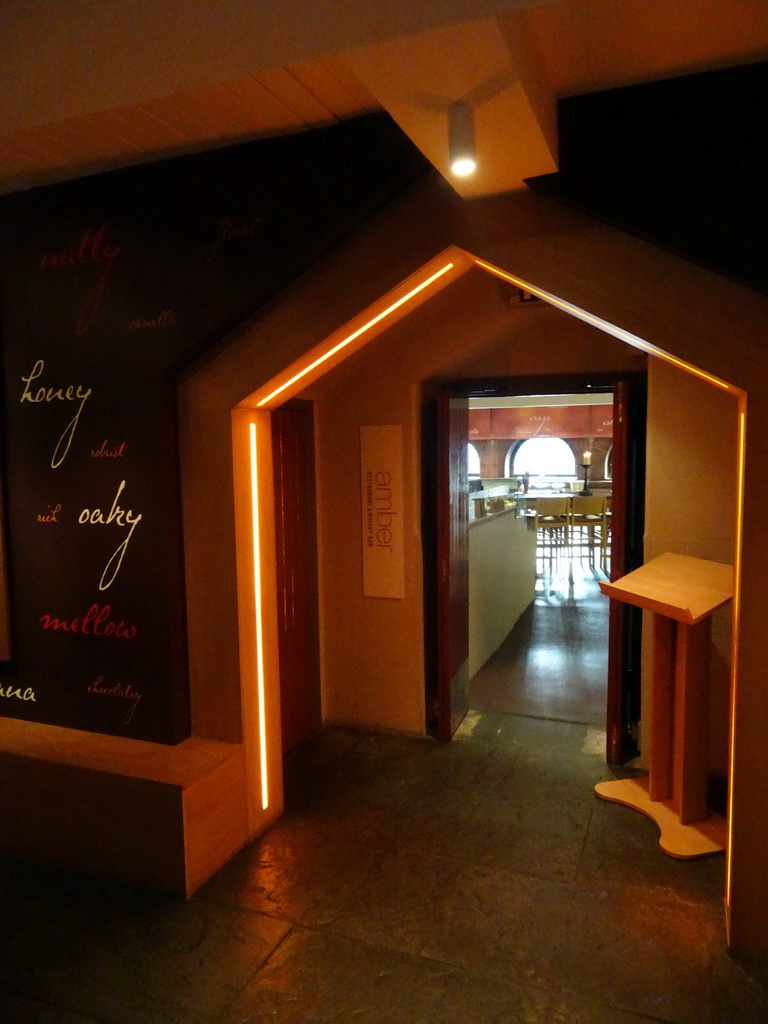 Entrance to the Amber Restaurant at the Scotch Whisky Experience