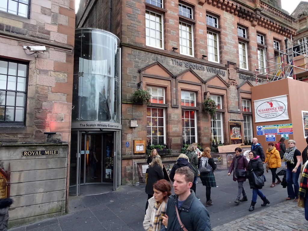 Front of the Scotch Whisky Experience at the Royal Mile