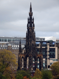 The Scott Monument, viewed from Mound Place