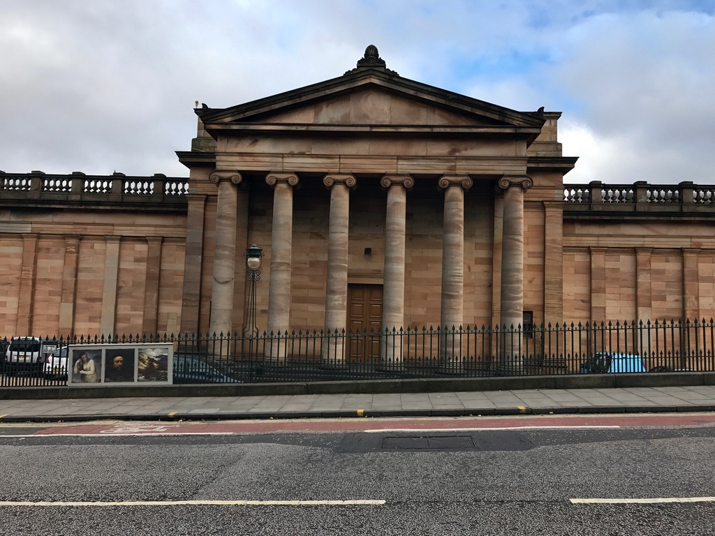 Front of the National Gallery of Scotland at the Mound