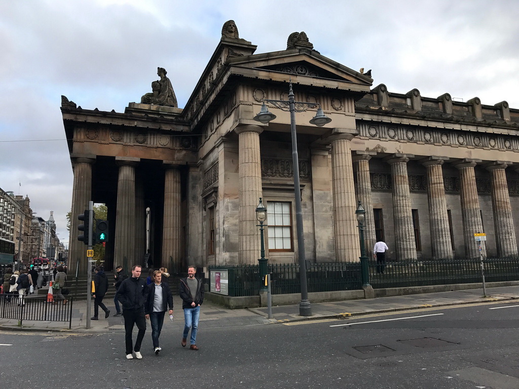 Northwest side of the Royal Scottish Academy, viewed from the Mound