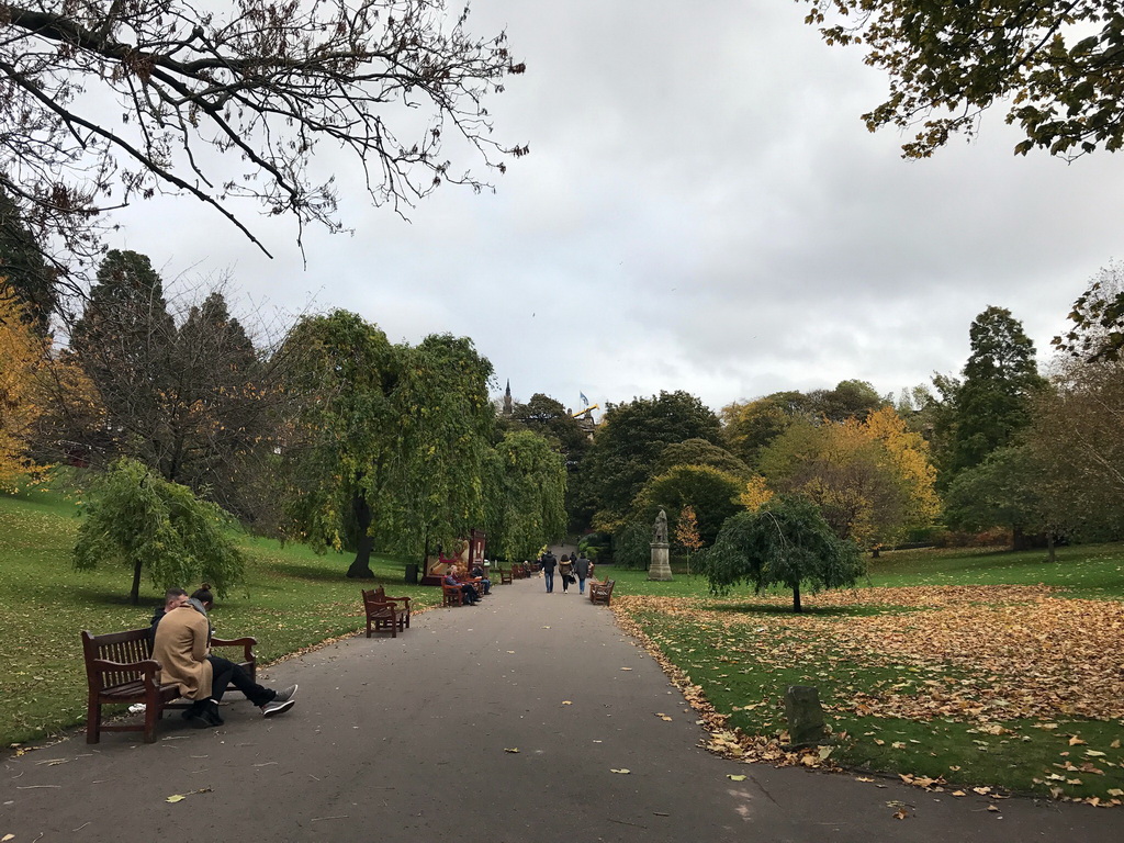 Path at the Princes Street Gardens