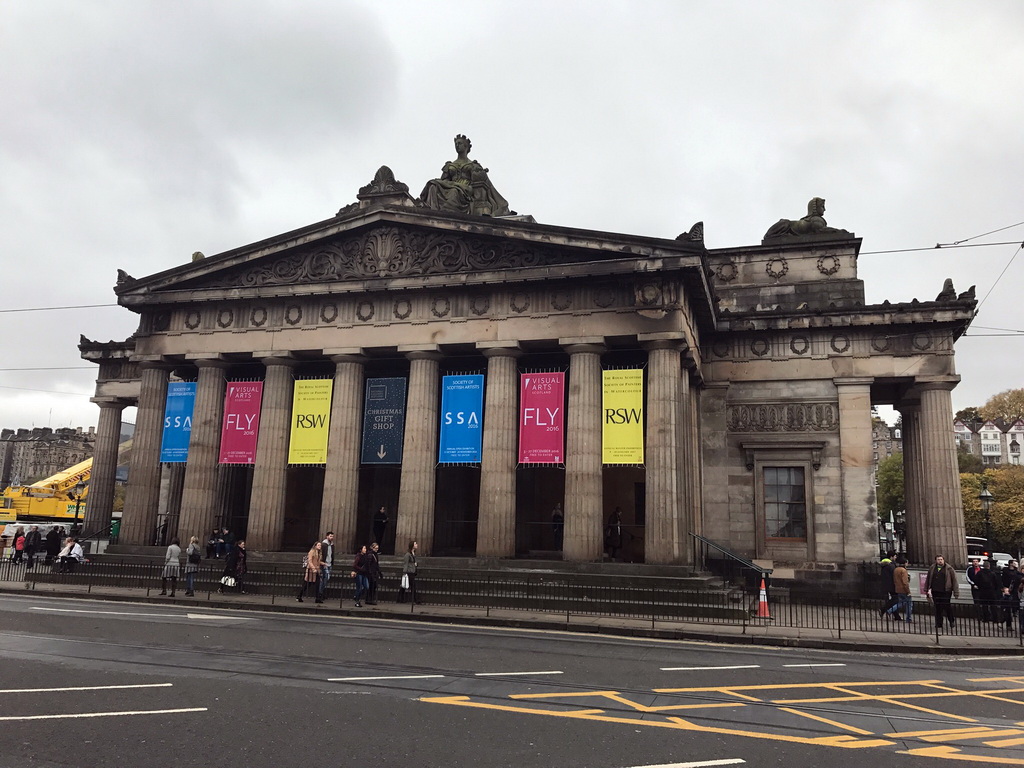 Front of the Royal Scottish Academy at Princes Street