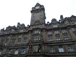 Facade of the Balmoral Hotel at Princes Street