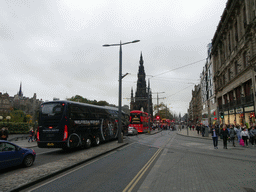 Princes Street with the Scott Monument