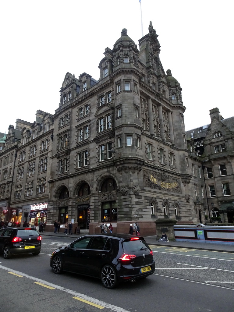 Front of the Scotsman Hotel at North Bridge