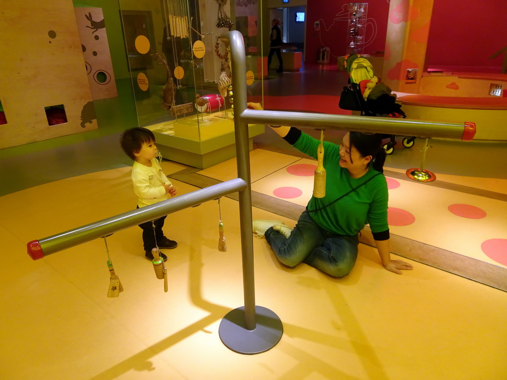 Miaomiao and Max at the Imagine Hall at the First Floor of the National Museum of Scotland