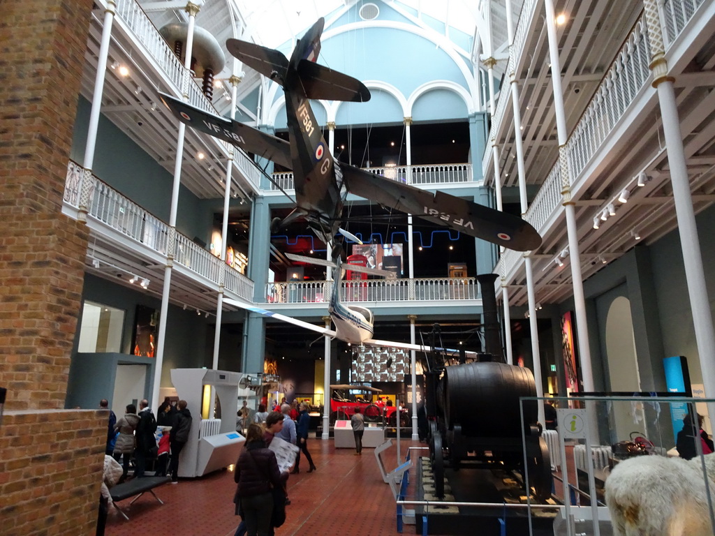 The Explore Hall at the First Floor of the National Museum of Scotland