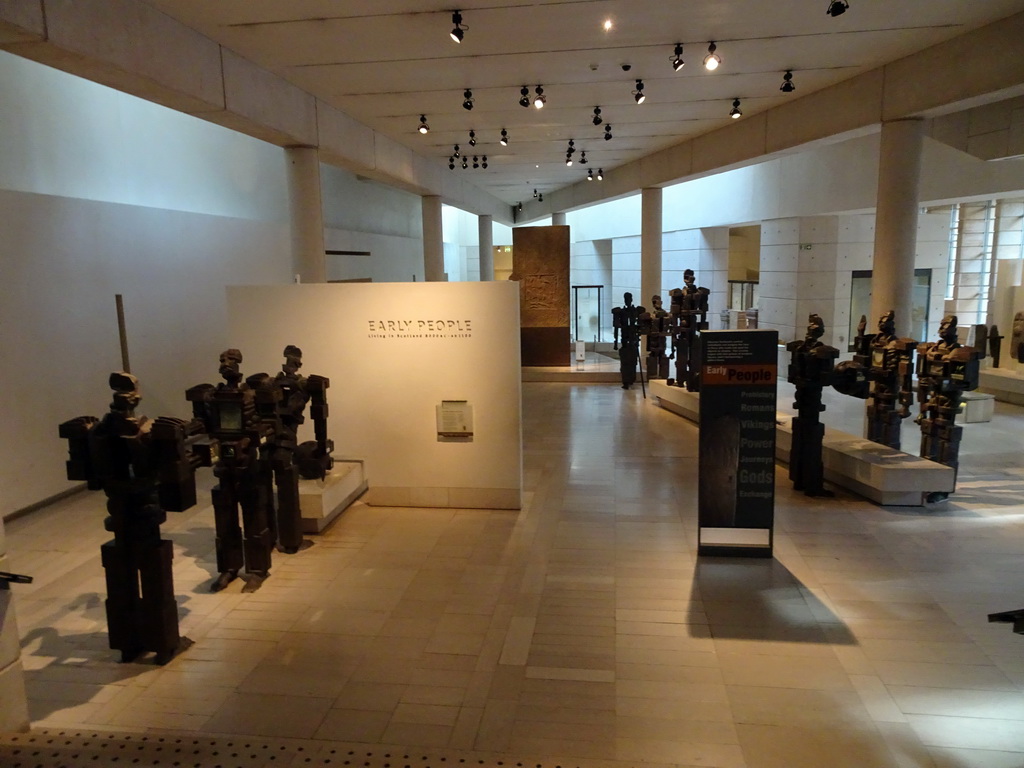 The Early People Hall at the Basement of the National Museum of Scotland