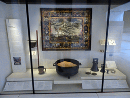 Items about trade and the economy, at the Scotland Transformed Hall at the Third Floor of the National Museum of Scotland, with explanation