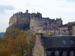 Edinburgh Castle, viewed from the Tower Restaurant at the Fifth Floor of the National Museum of Scotland