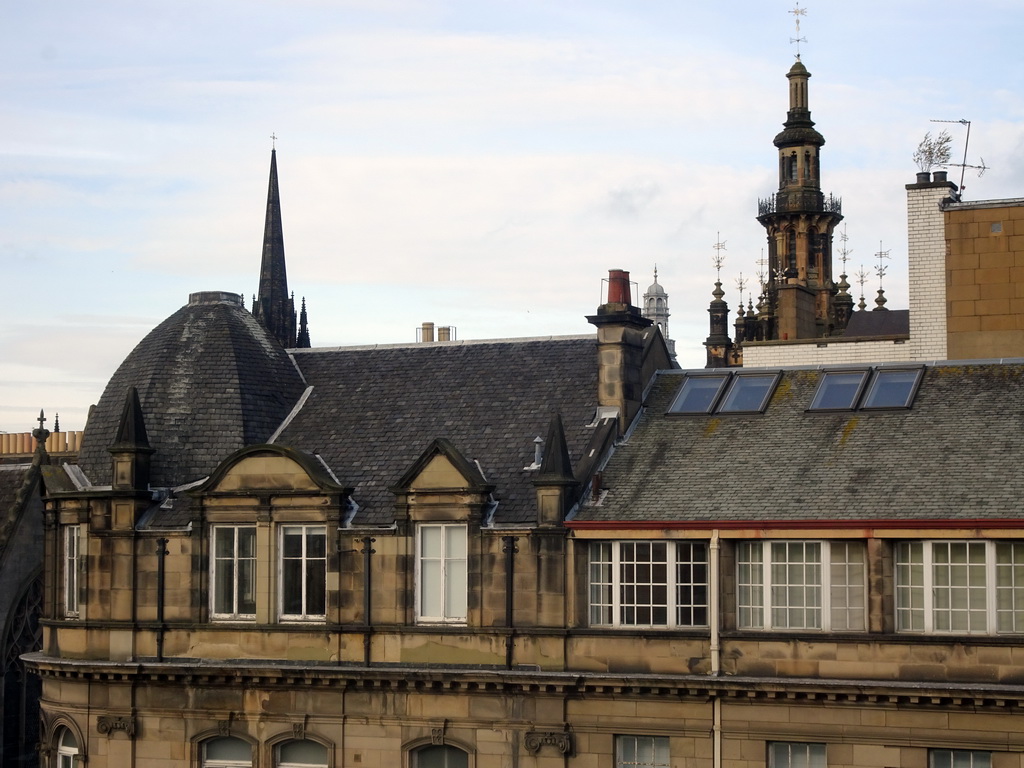 The Hub and the Augustine United Church, viewed from the Tower Restaurant at the Fifth Floor of the National Museum of Scotland