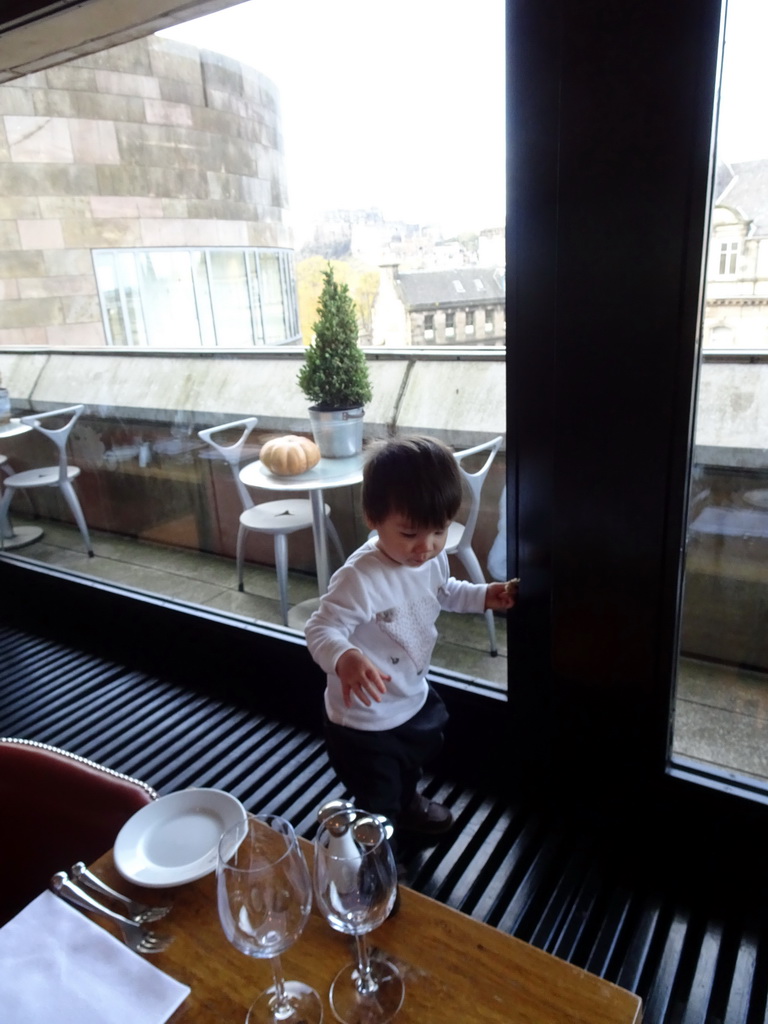 Max at the Tower Restaurant at the Fifth Floor of the National Museum of Scotland