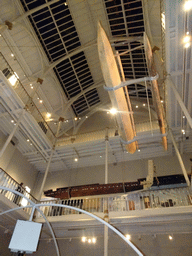 Canoes at the Facing the Sea Hall at the Third Floor of the National Museum of Scotland, viewed from the First Floor