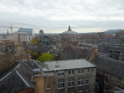 The Teviot Row House, the McEwan Hall and surroundings, viewed from the Roof Terrace Garden on the Seventh Floor of the National Museum of Scotland