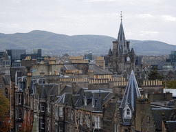 The tower of the Edinburgh Royal Infirmary, viewed from the Roof Terrace Garden on the Seventh Floor of the National Museum of Scotland