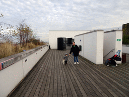 Miaomiao and Max at the Roof Terrace Garden on the Seventh Floor of the National Museum of Scotland