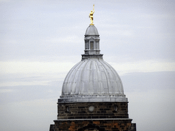 The tower of the Old College, viewed from the Roof Terrace Garden on the Seventh Floor of the National Museum of Scotland