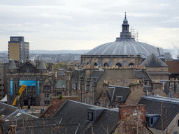 The Teviot Row House and the McEwan Hall, viewed from the Roof Terrace Garden on the Seventh Floor of the National Museum of Scotland