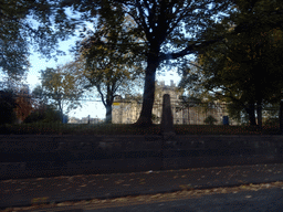 Donaldson`s School, viewed from the taxi to Edinburgh Airport at West Coates