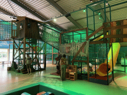 Interior of the indoor playground at the Landal Coldenhove holiday park