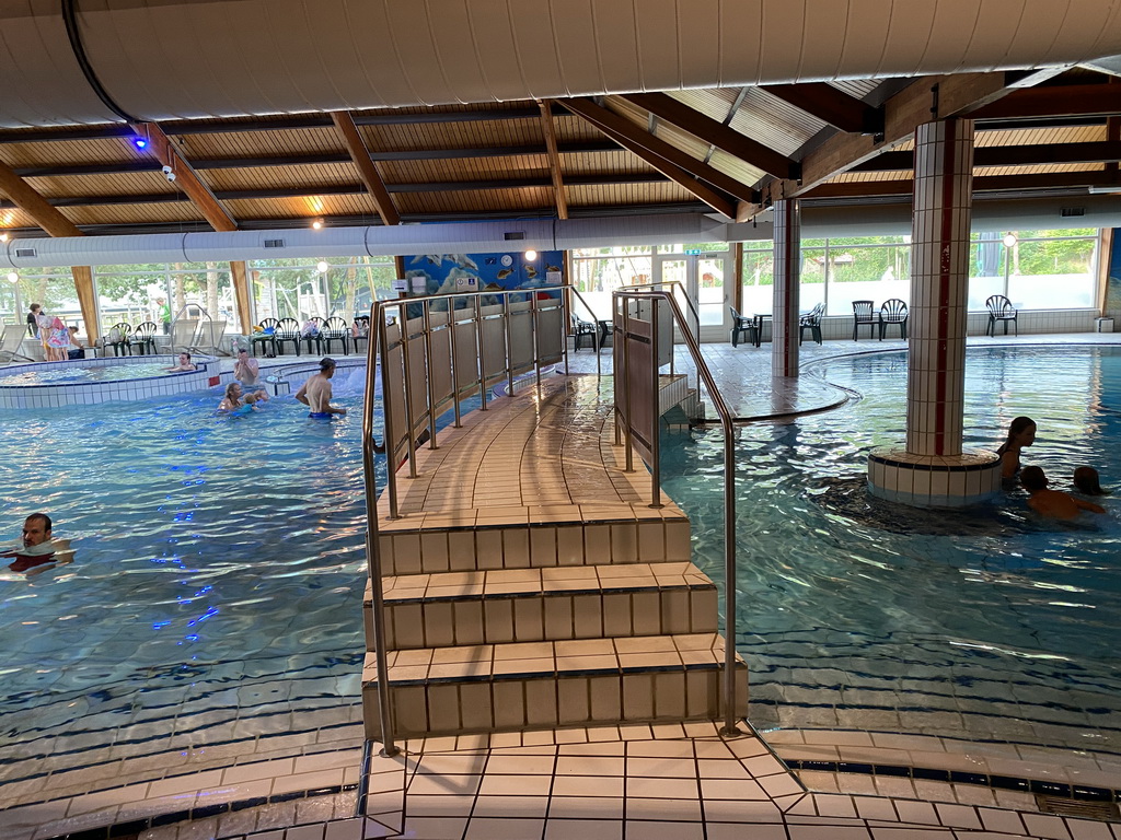Interior of the swimming pool of the Landal Coldenhove holiday park