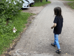 Max with a Rabbit at the Landal Coldenhove holiday park