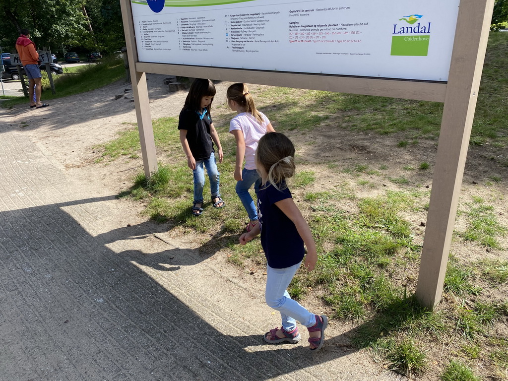 Max and his cousins at the Landal Coldenhove holiday park