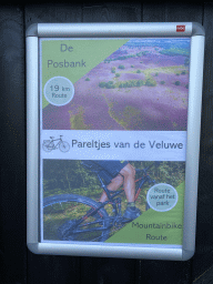 Information on biking routes at the bike rental place at the Landal Coldenhove holiday park