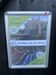 Information on biking routes at the bike rental place at the Landal Coldenhove holiday park