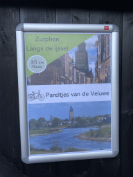 Information on biking routes at the bike rental place at the Landal Coldenhove holiday park