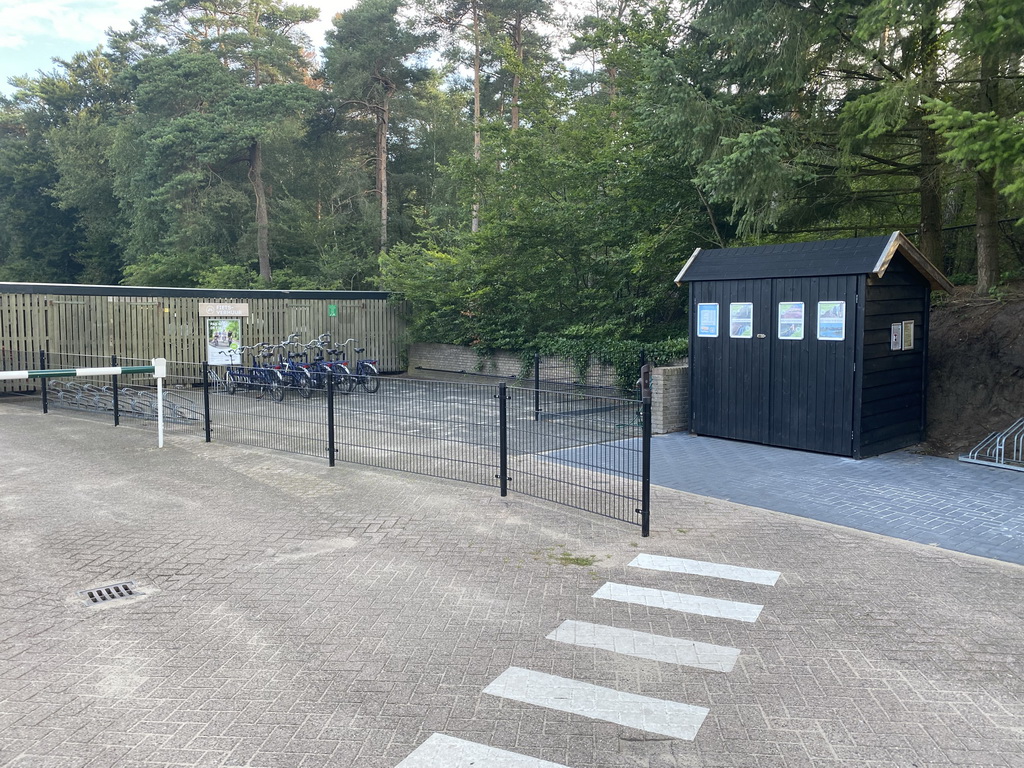 The bike rental place at the Landal Coldenhove holiday park