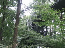 Staircase at the Bob bobsleigh ride at the Anderrijk kingdom