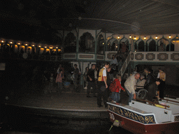 Boarding of the boats in the Fata Morgana attraction at the Anderrijk kingdom