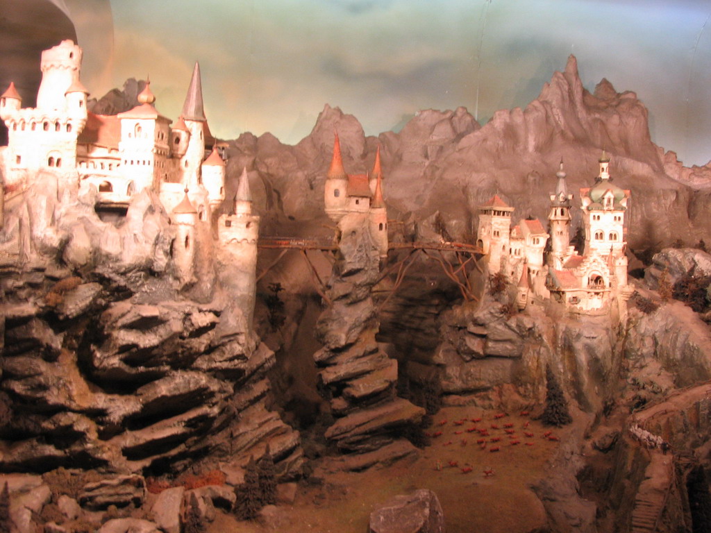 Miniature world at the Diorama attraction at the Marerijk kingdom