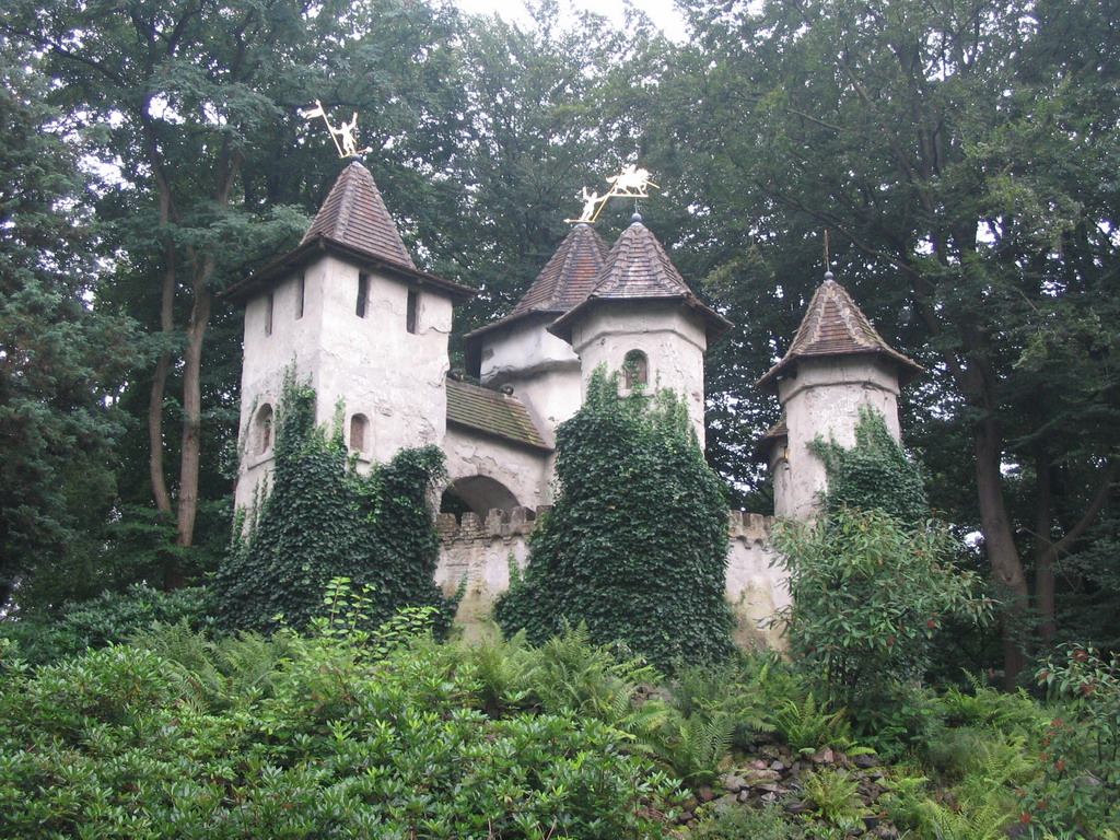 The Castle of Sleeping Beauty at the Sleeping Beauty attraction at the Fairytale Forest at the Marerijk kingdom