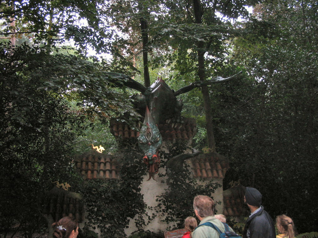 The Dragon attraction at the Fairytale Forest at the Marerijk kingdom