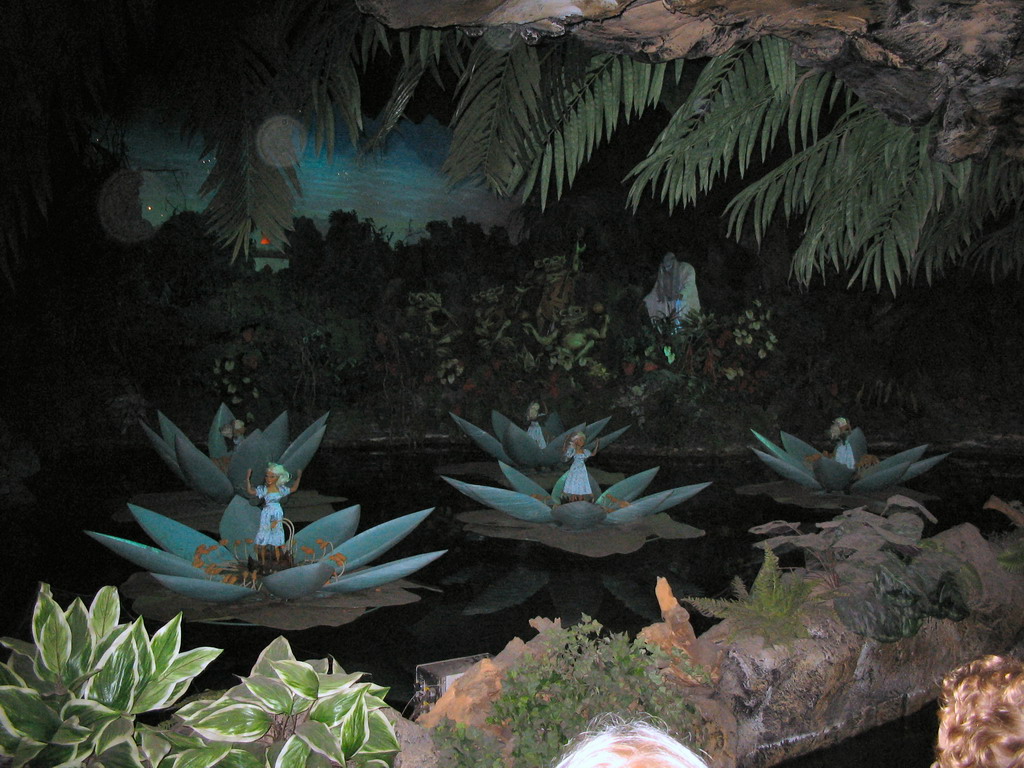 Interior of the Indian Water Lilies attraction at the Fairytale Forest at the Marerijk kingdom