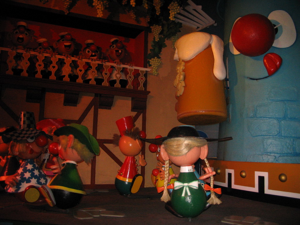 German scene at the Carnaval Festival attraction at the Reizenrijk kingdom