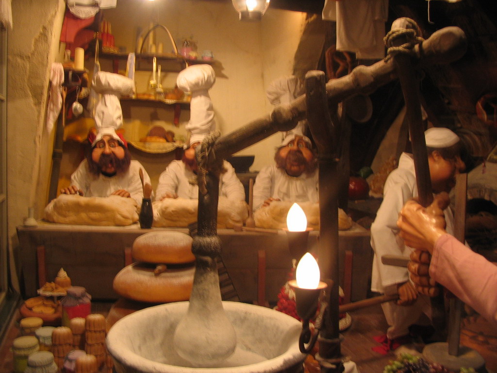 Interior of the Lariekoekhuys building at the Laafland attraction at the Marerijk kingdom